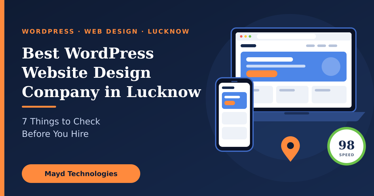 Best WordPress Website Design Company in Lucknow: 7 Things to Check